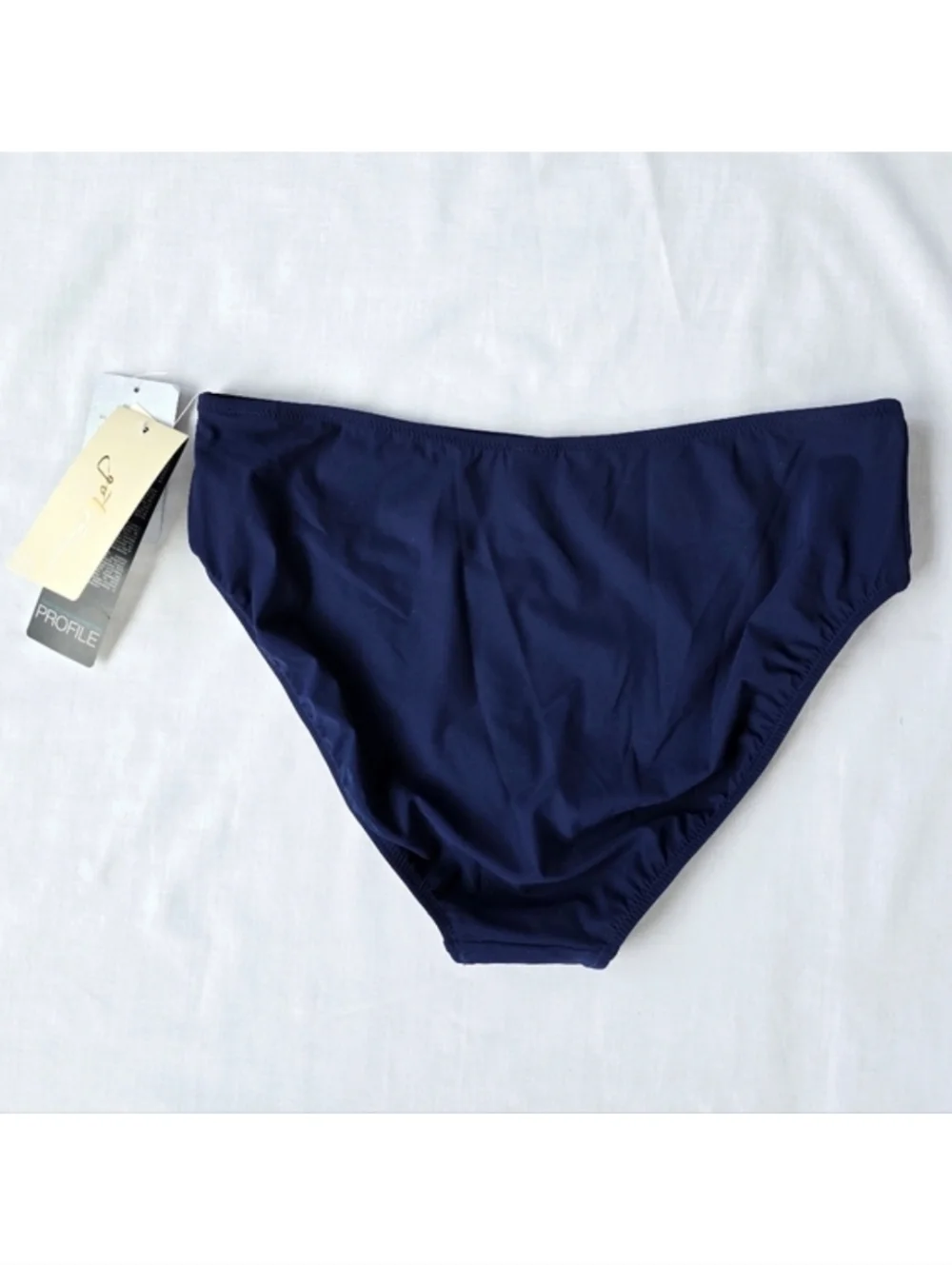 Profile by Gottex▪️Navy Tutti Frutti Bikini Bottom Full Coverage